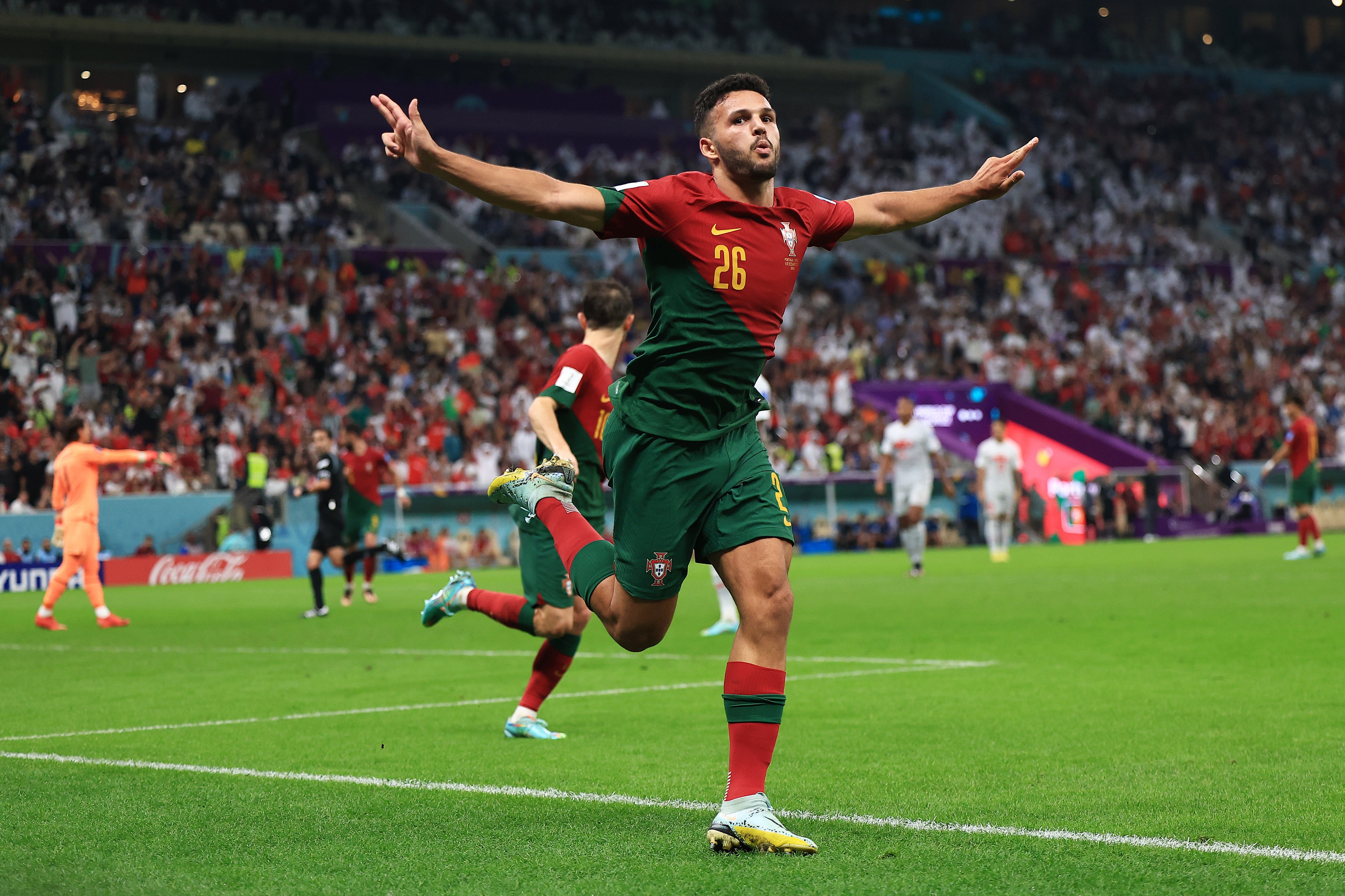 Goncalo Ramos had a dream of an evening as he scored the first hat-trick of the 2022 World Cup