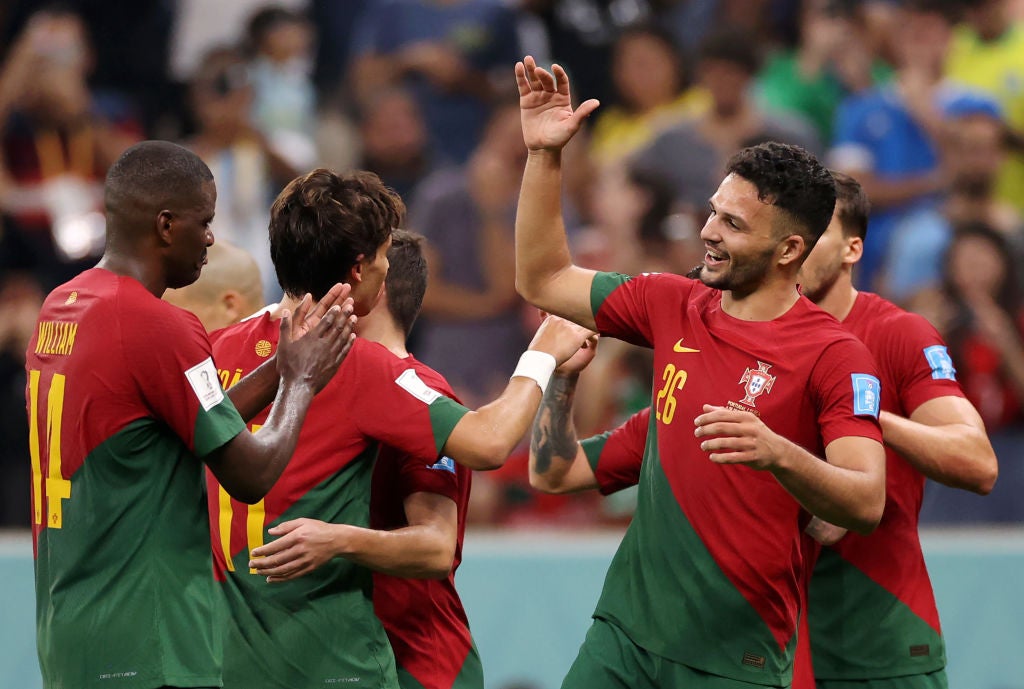 Portugal were outstanding as they set up a quarter-final with Morocco
