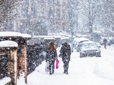 UK weather: Snow and ice warnings for two days as Britain freezes in -10C cold snap