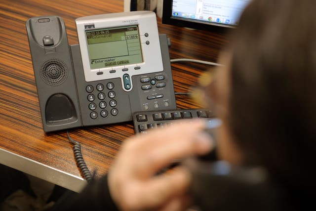 The firms were ‘deliberately targeting’ those signed up with the Telephone Preference Service (John Stillwell/PA)