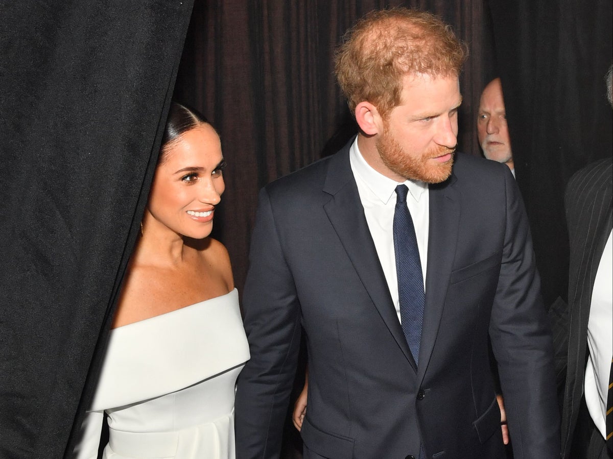 Meghan and Prince Harry dodge press questions about Netflix documentary at NY awards ceremony