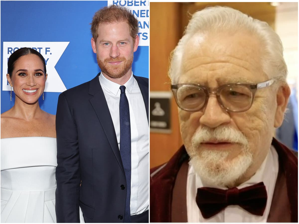 Succession star Brian Cox says Prince Harry and Meghan Markle have experienced something &lsquo;clearly traumatic&rsquo;