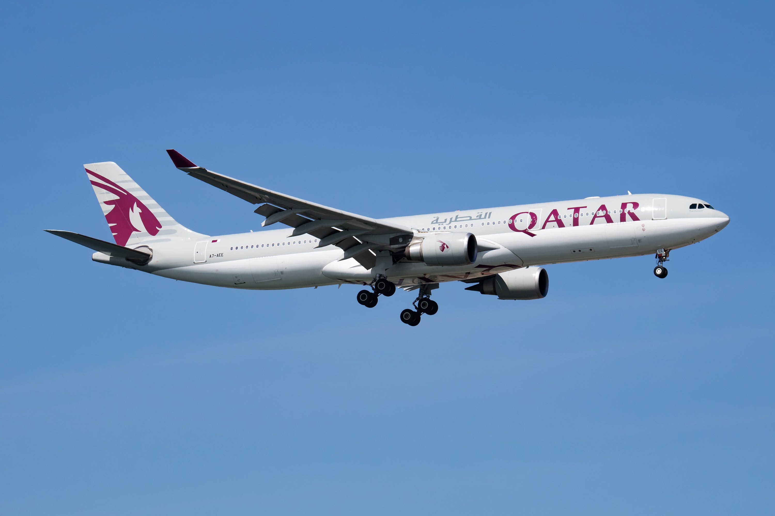 This incident happened onboard a Qatar Airways flight from Doha to Copenhagen in January