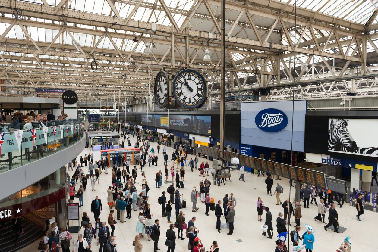 Going places? The busiest station in the UK, London Waterloo