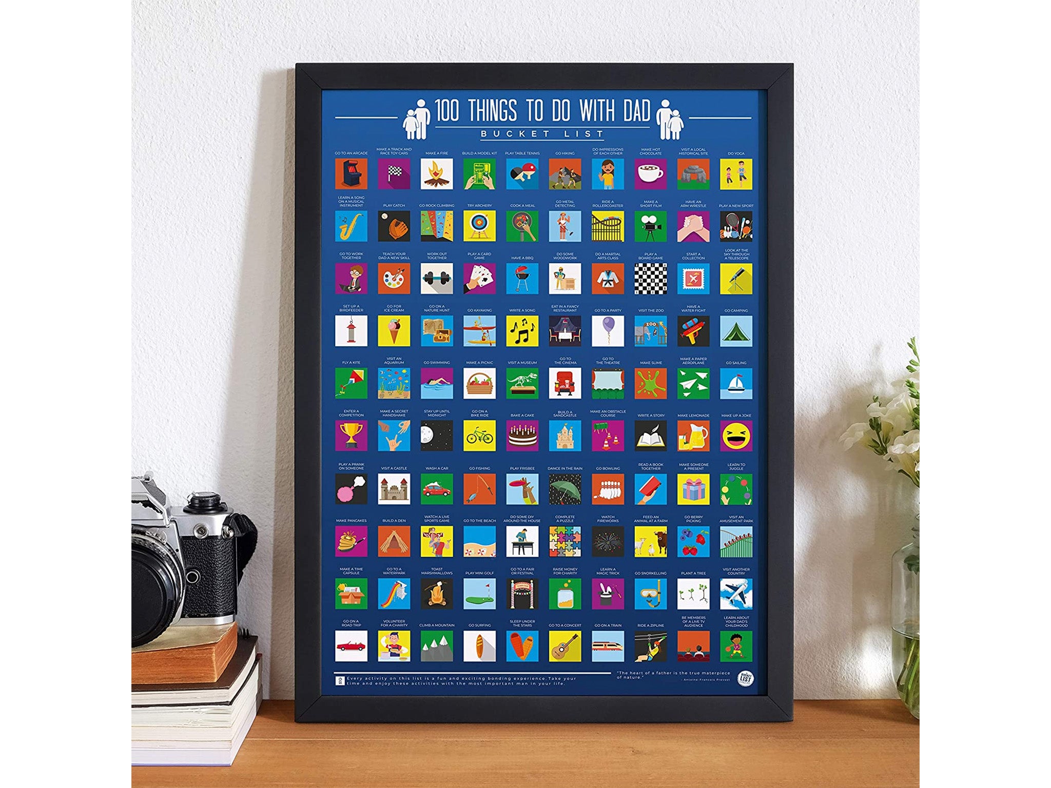 100 Things to do with Dad wallchart