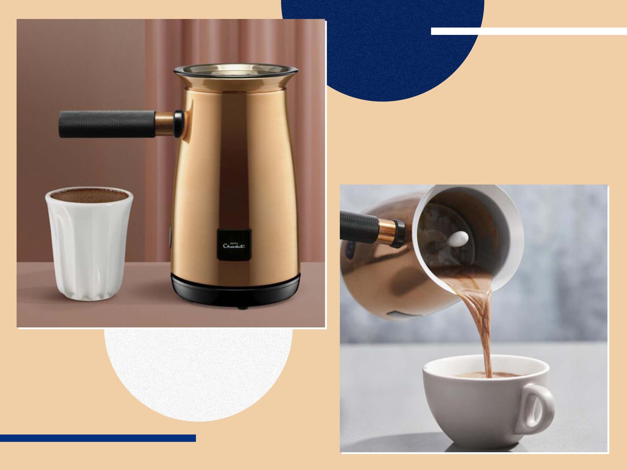 The velvetiser promises to give your hot chocolate a silky consistency with a frothy top