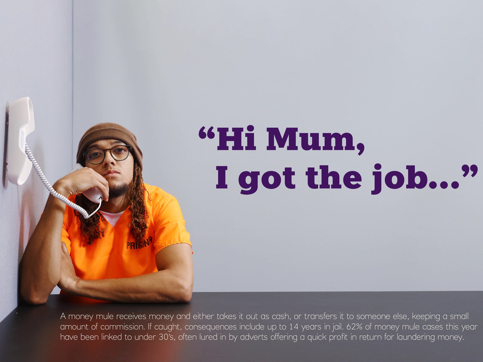 Perri Kiely is raising awareness of money muling in a new NatWest campaign
