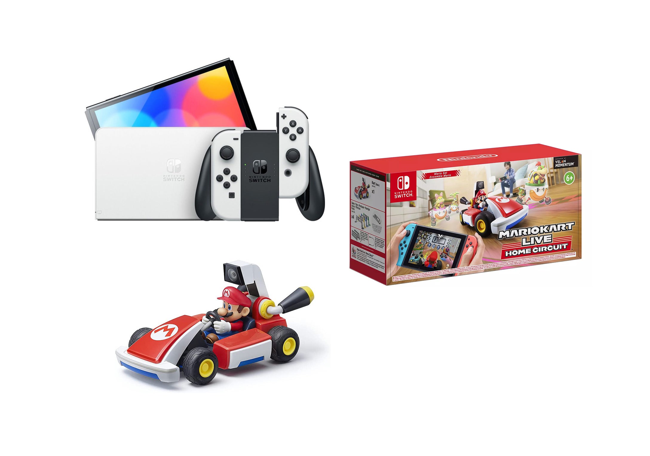 Get a new Switch OLED with Mario Kart Live Home Circuit for free