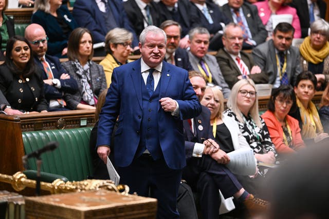 Ian Blackford stood down as the SNP Westminster leader last week. (UK Parliament/PA)