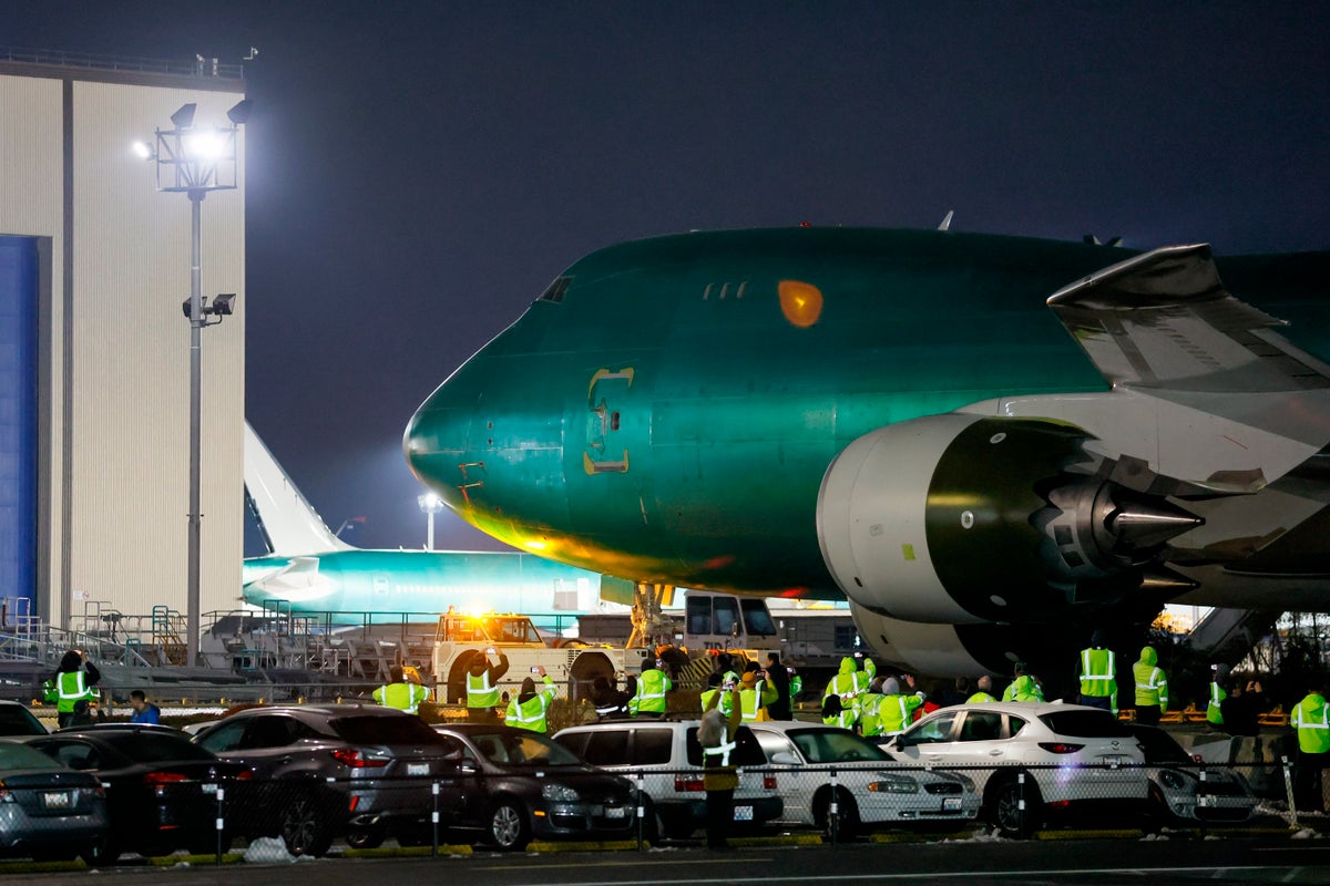 Boeing’s last 747 to roll out of Washington state factory