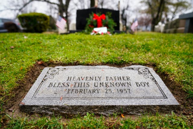 <p>Joseph Augustus Zarelli’s tombstone in Philadelphia </p>