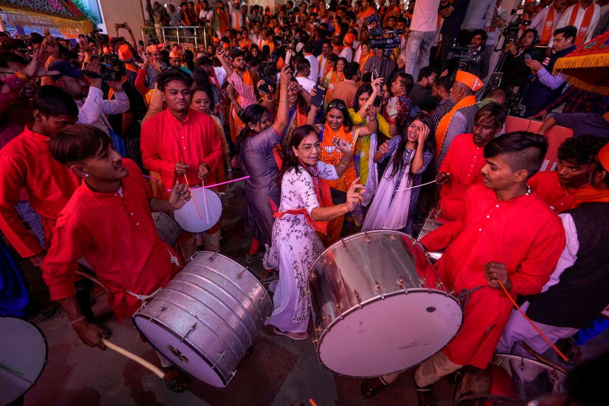 Indian PM Modi's party heading for big win in his home state