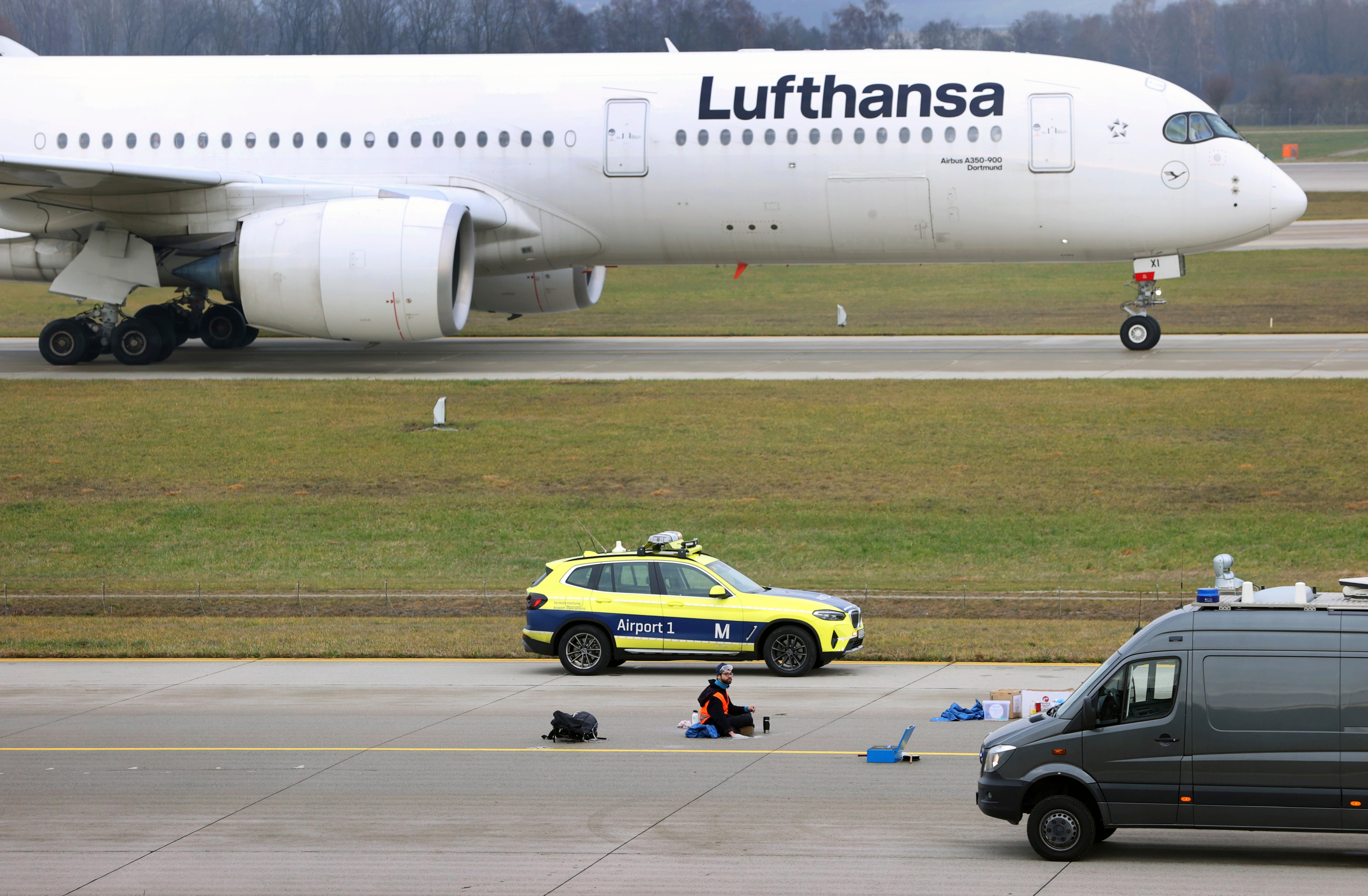 Germany Climate Airport Protest