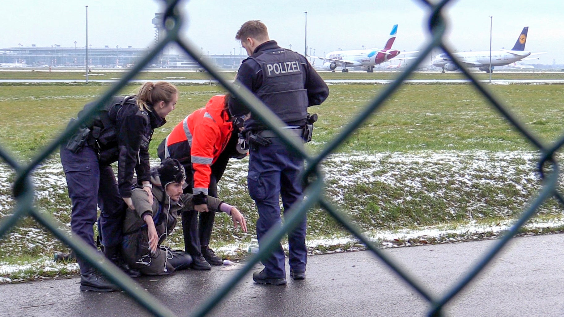 Germany Climate Airport Protest