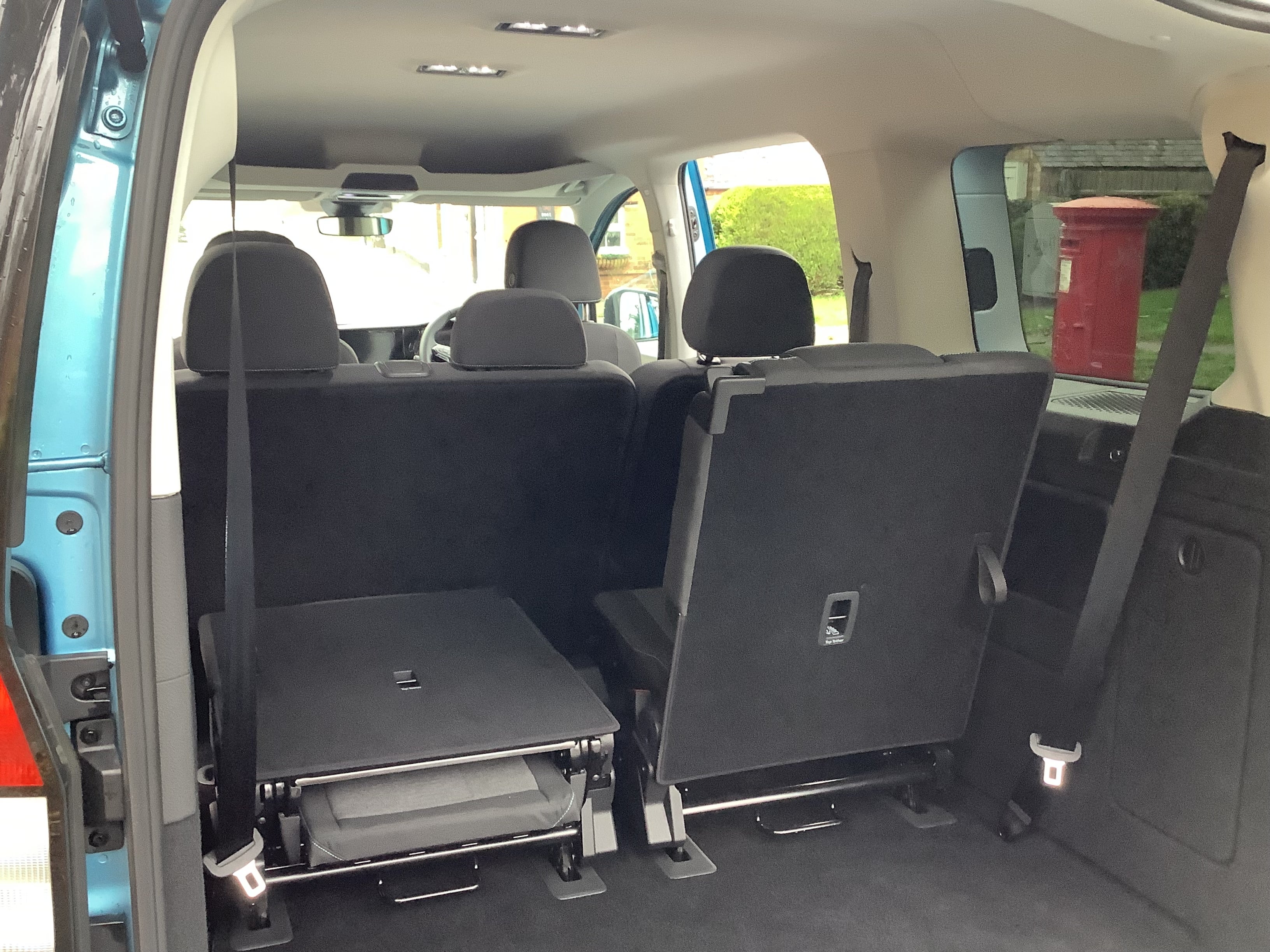 You can flip, fold and remove the rear rows of seats to suit