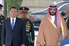 China's Xi at Saudi palace to meet royals on Mideast trip