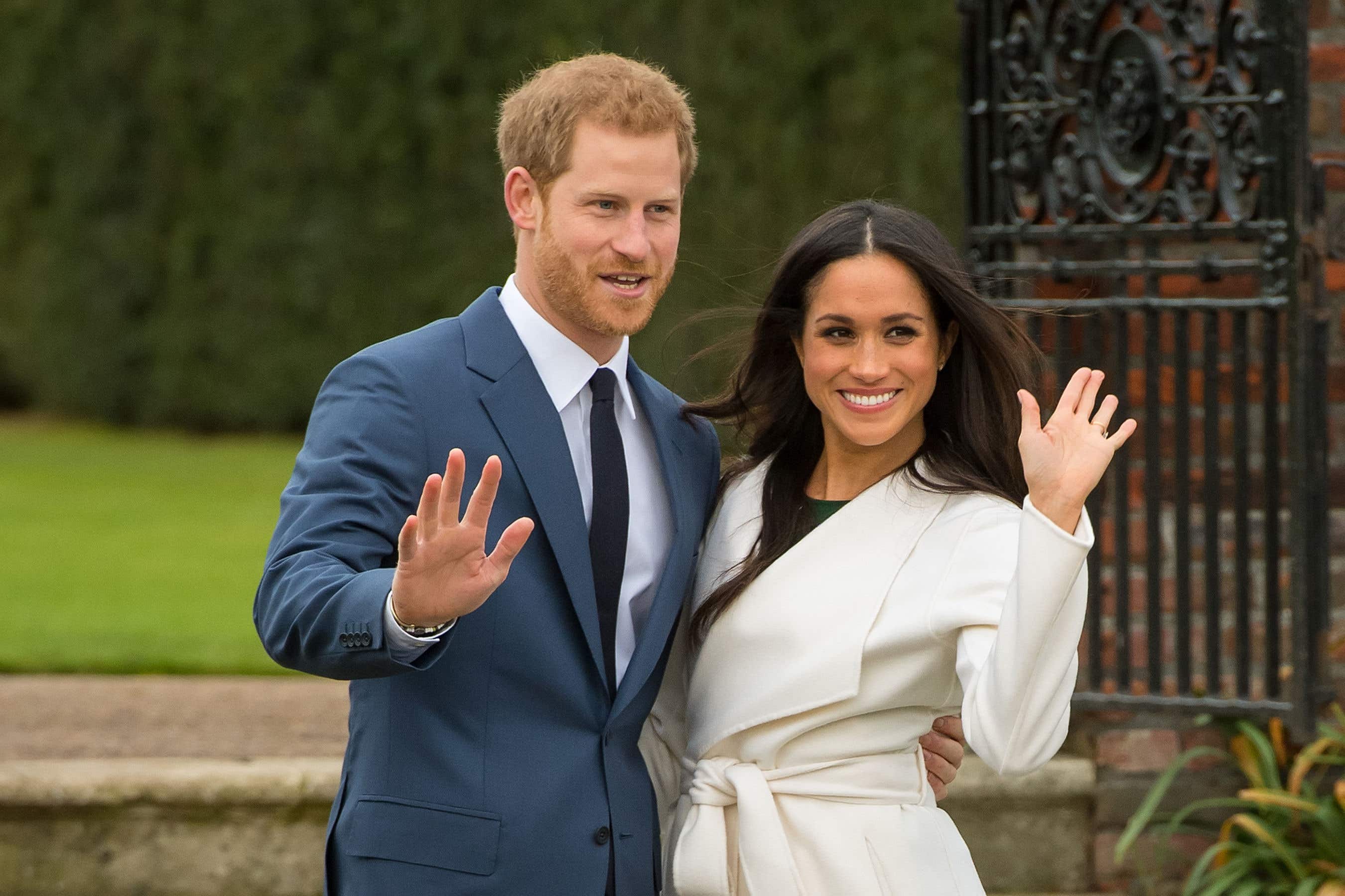 The 2017 engagement photocall of Harry and Meghan