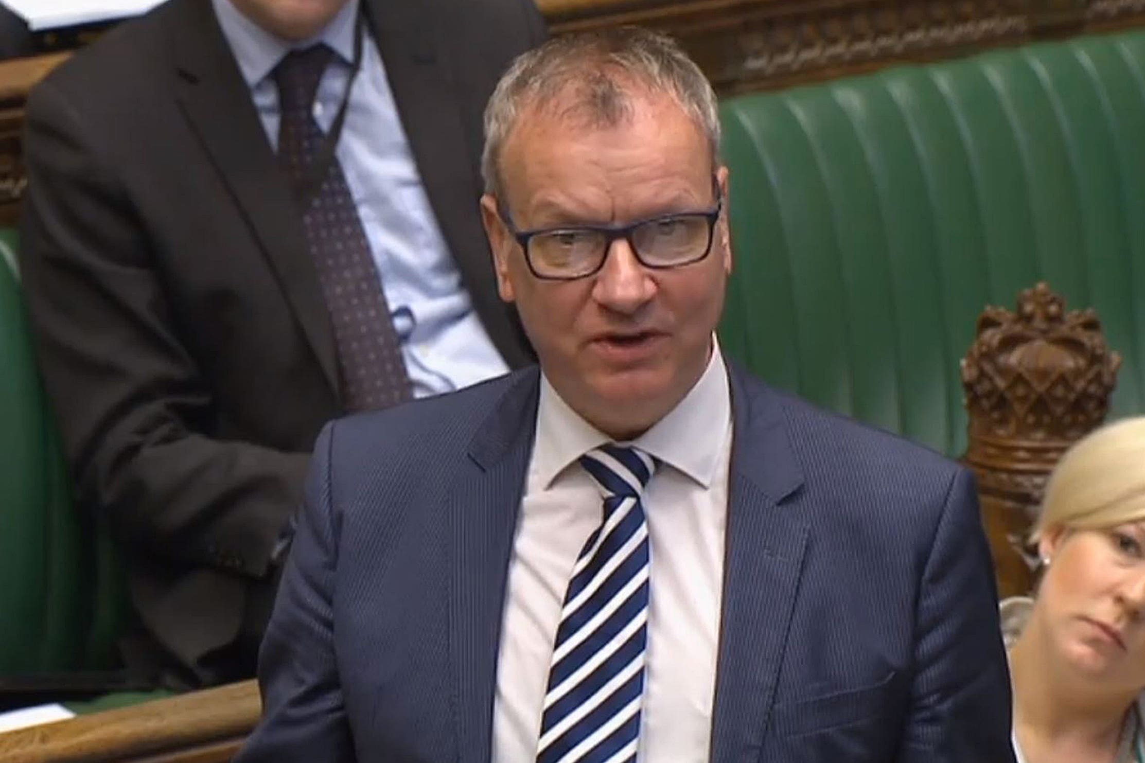 Pete Wishart has resigned from the SNP’s front bench at Westminster (PA)