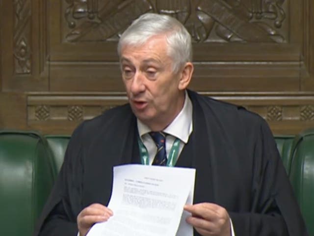 <p>Speaker Sir Lindsay Hoyle</p>