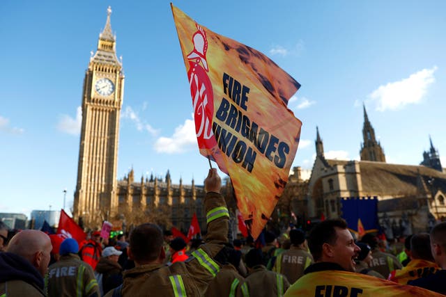 <p>Members of the Fire Brigades Union are being balloted for industrial action </p>