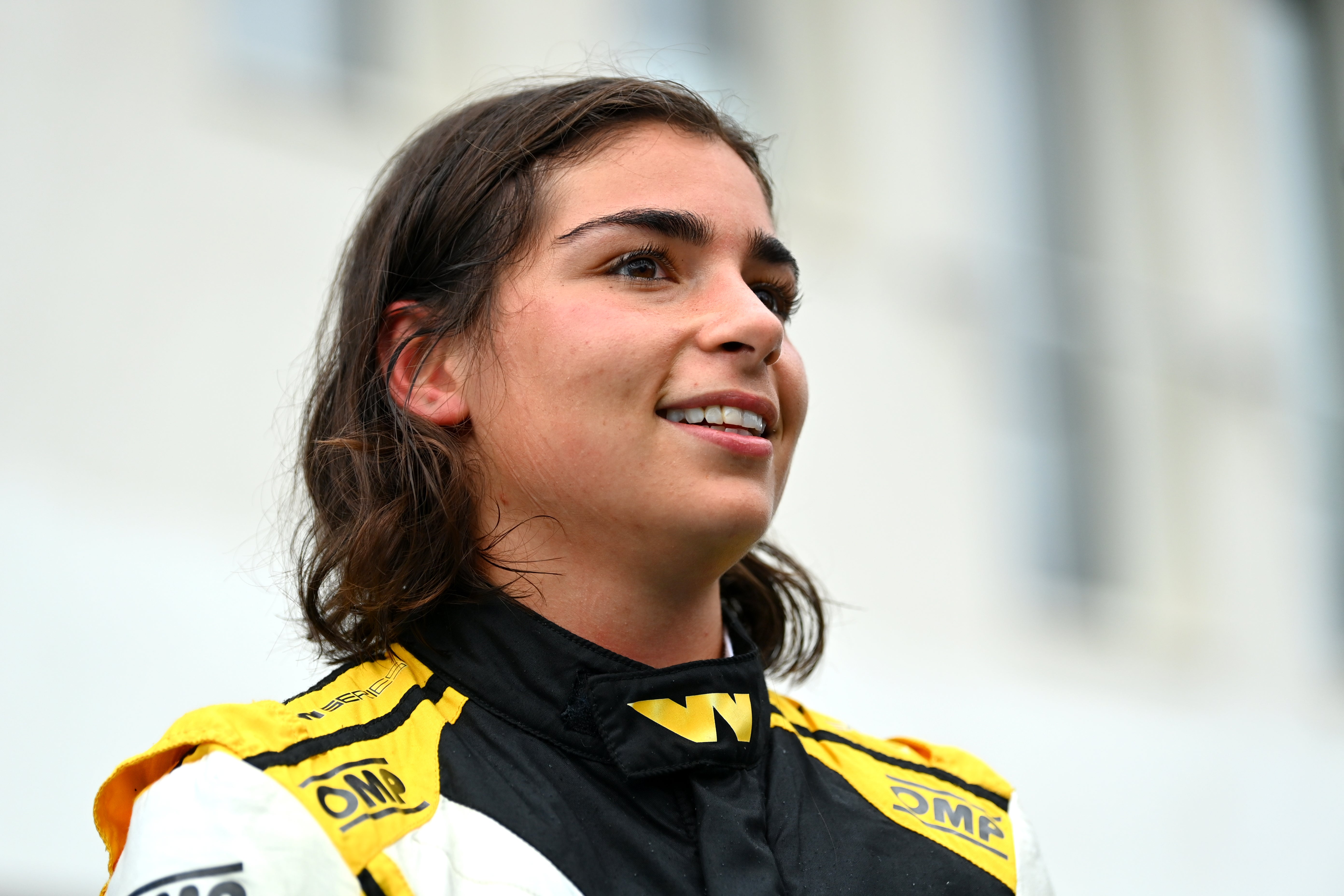 Jamie Chadwick is a three-time W Series champion and is currently racing in US-based Indy NXT