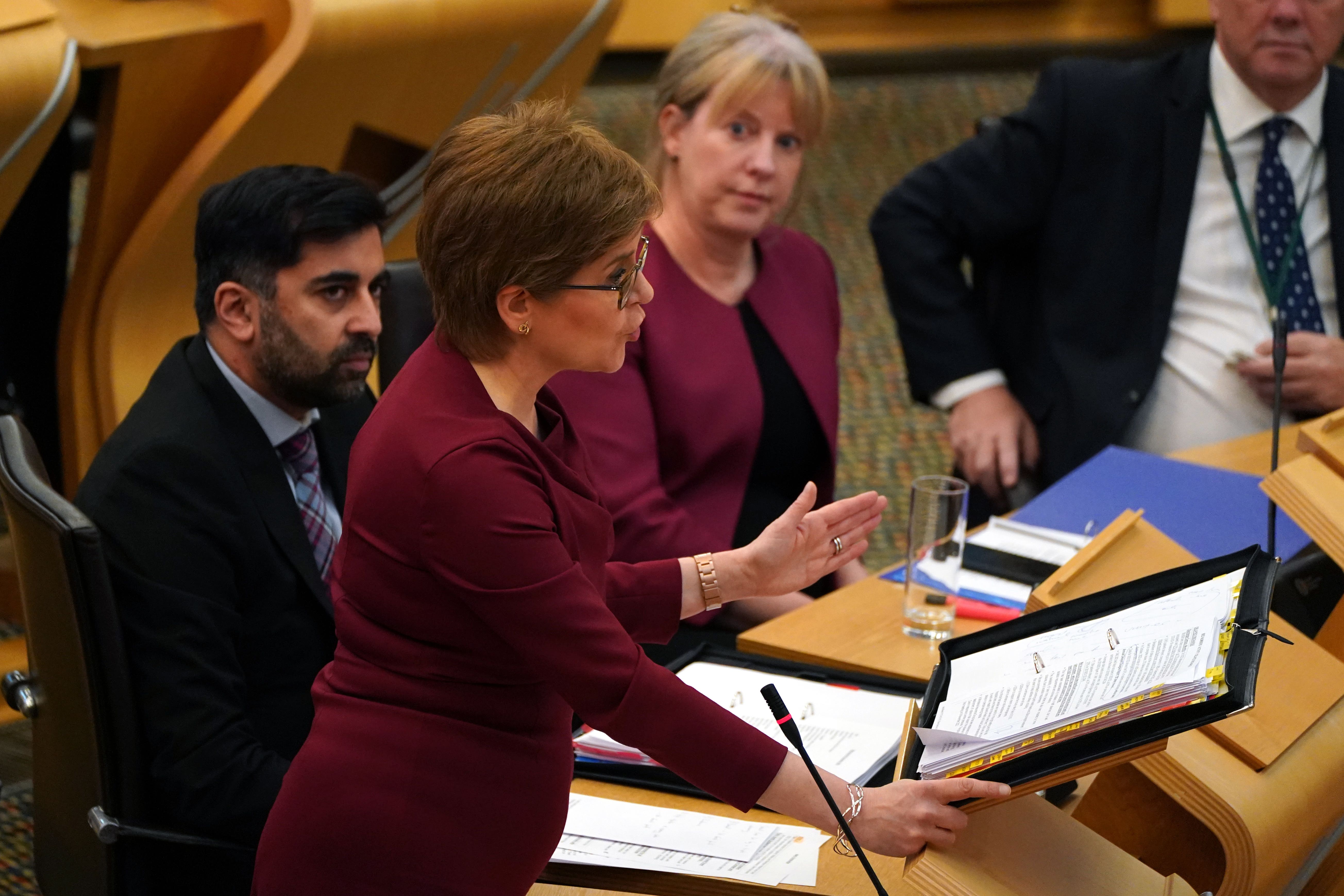 The First Minister told MSPs there was no room for complacency in dealing with the condition (Andrew Milligan/PA)