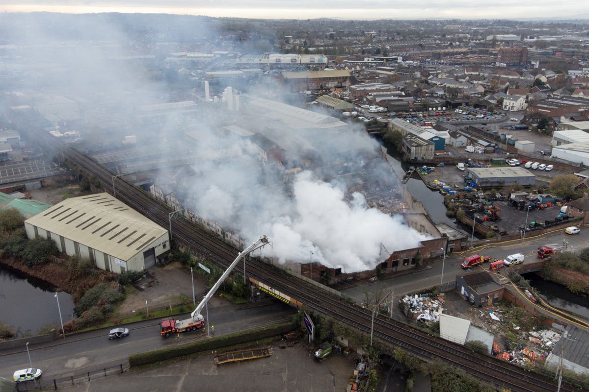 Huge blaze which closed railway line started deliberately, investigators believe Huge blaze which closed railway line started deliberately, investigators believe