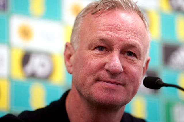 Michael O’Neill said he had job opportunities in the Championship before returning to Northern Ireland (Brian Lawless/PA)
