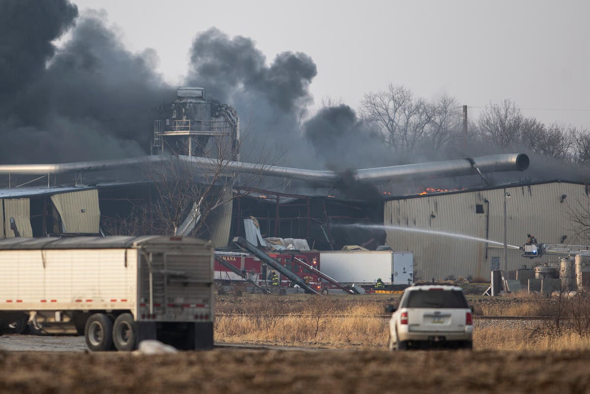 Fire out at Iowa plant where explosion injured several The Independent