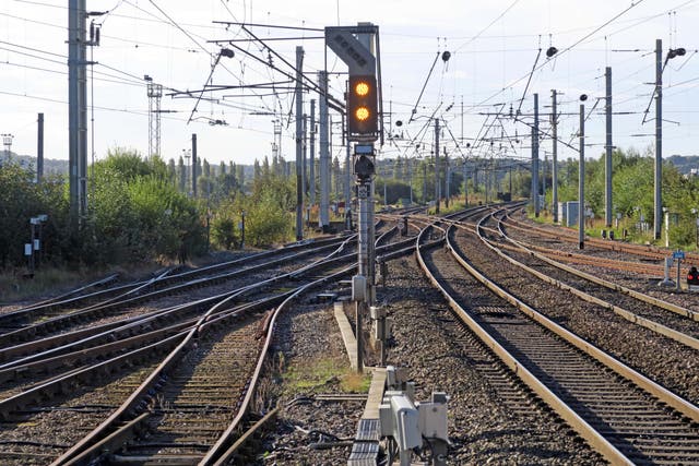 Hitachi’s proposed purchase of Thales’s rail infrastructure business could lead to higher fares for passengers, the competition watchdog has found (Tony Smith/Alamy/PA)