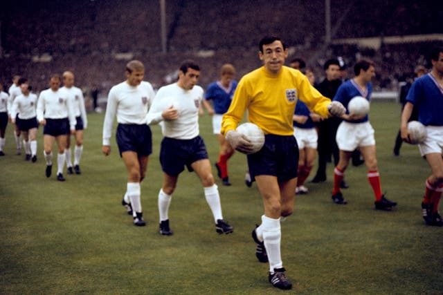 England take on France at the 1966 World Cup (PA)