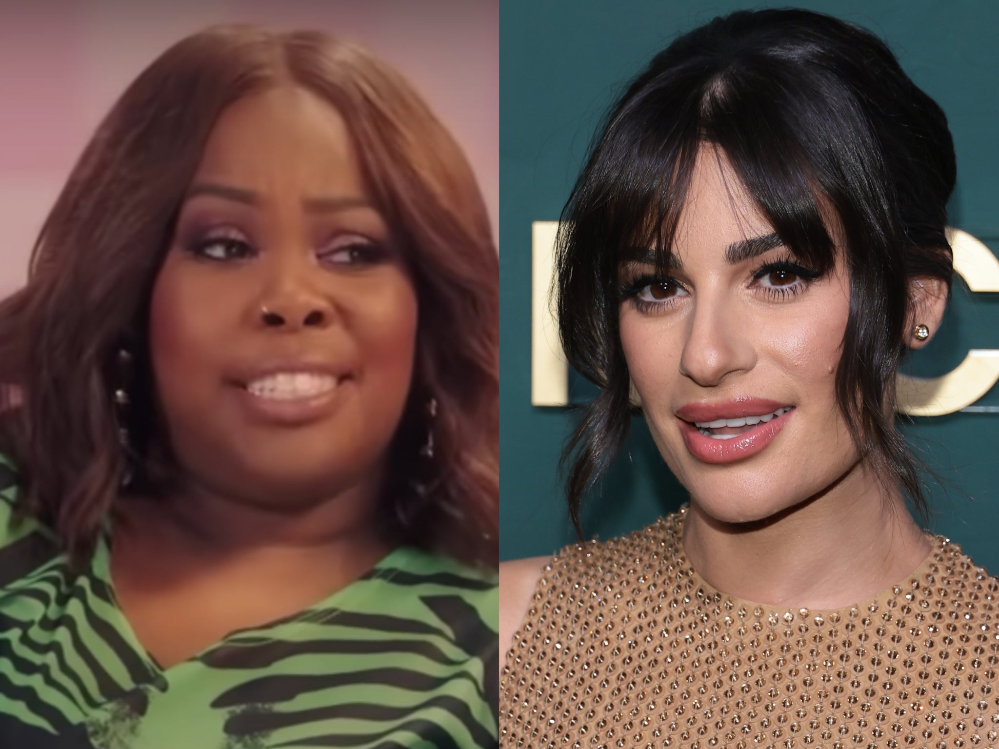 Glee star Amber Riley says Lea Michele would probably say she