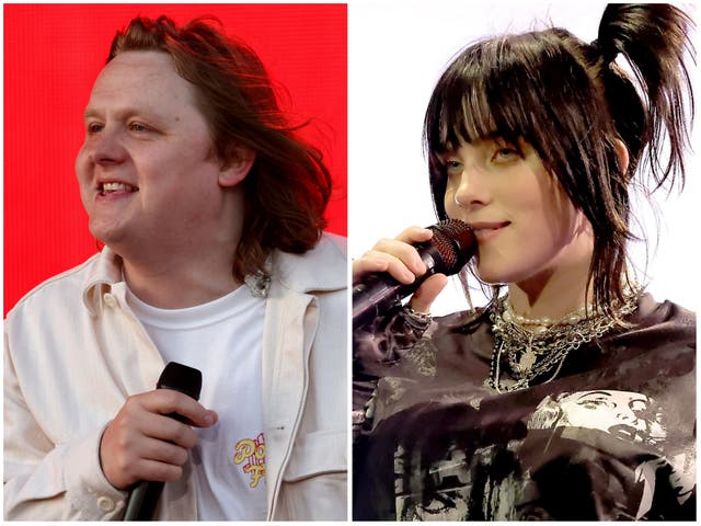 <p>Lewis Capaldi Billie Eilish</p>