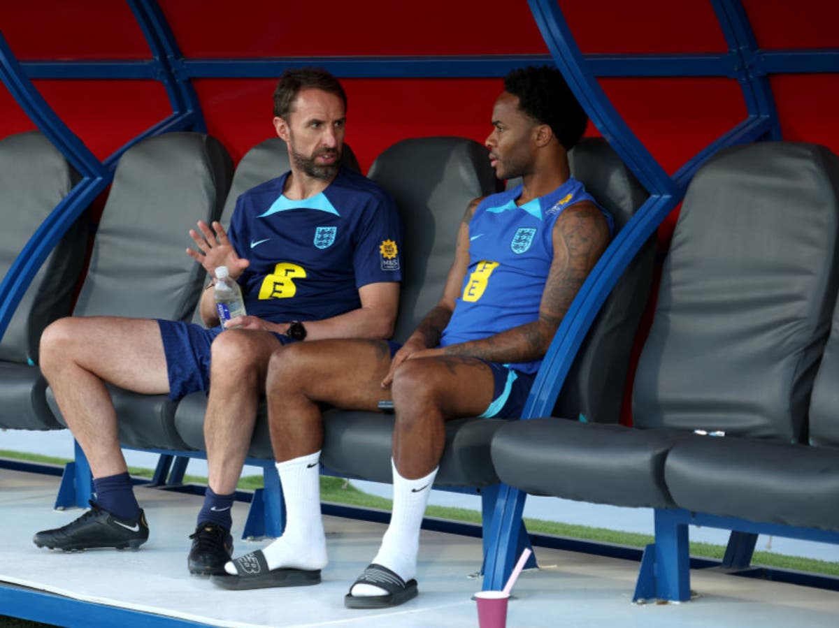 England to &lsquo;assess&rsquo; Raheem Sterling&rsquo;s availability for France quarter-final