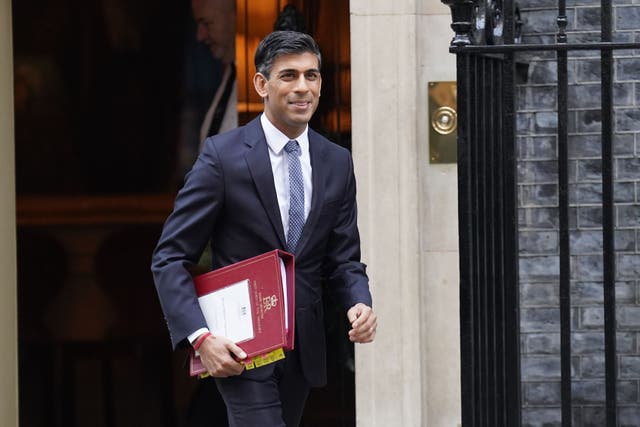 Rishi Sunak has not ruled out extending anti-strike rules to emergency workers (James Manning/PA)