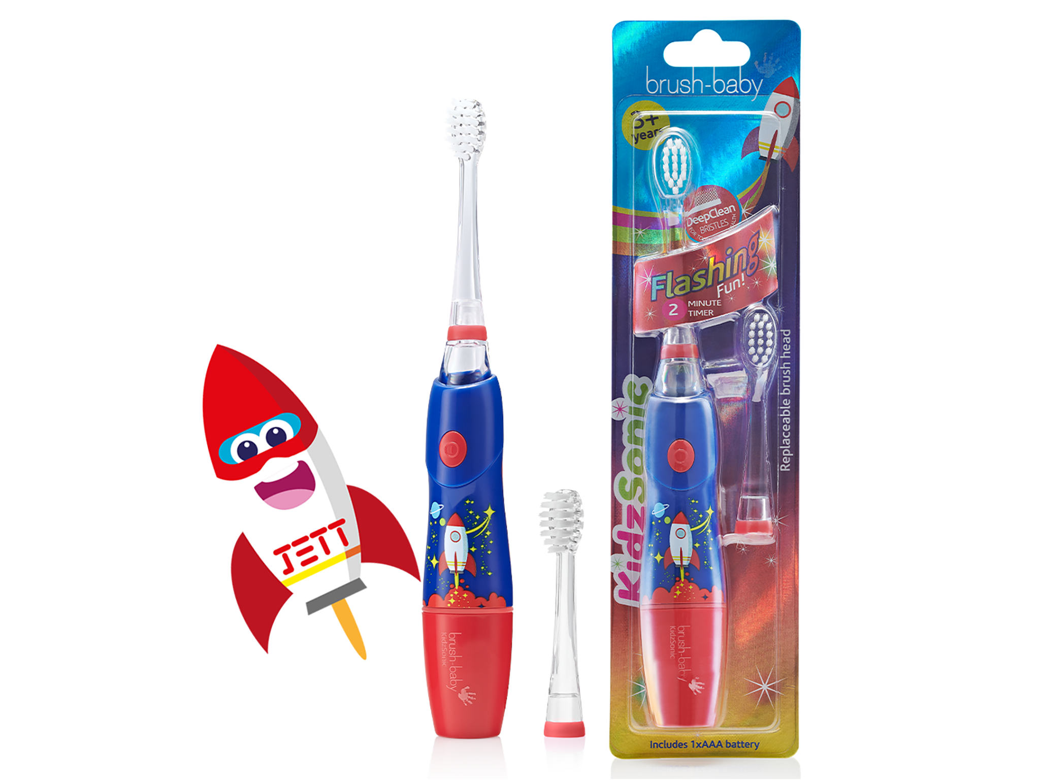 Brush-Baby kidzsonic rocket electric toothbrush