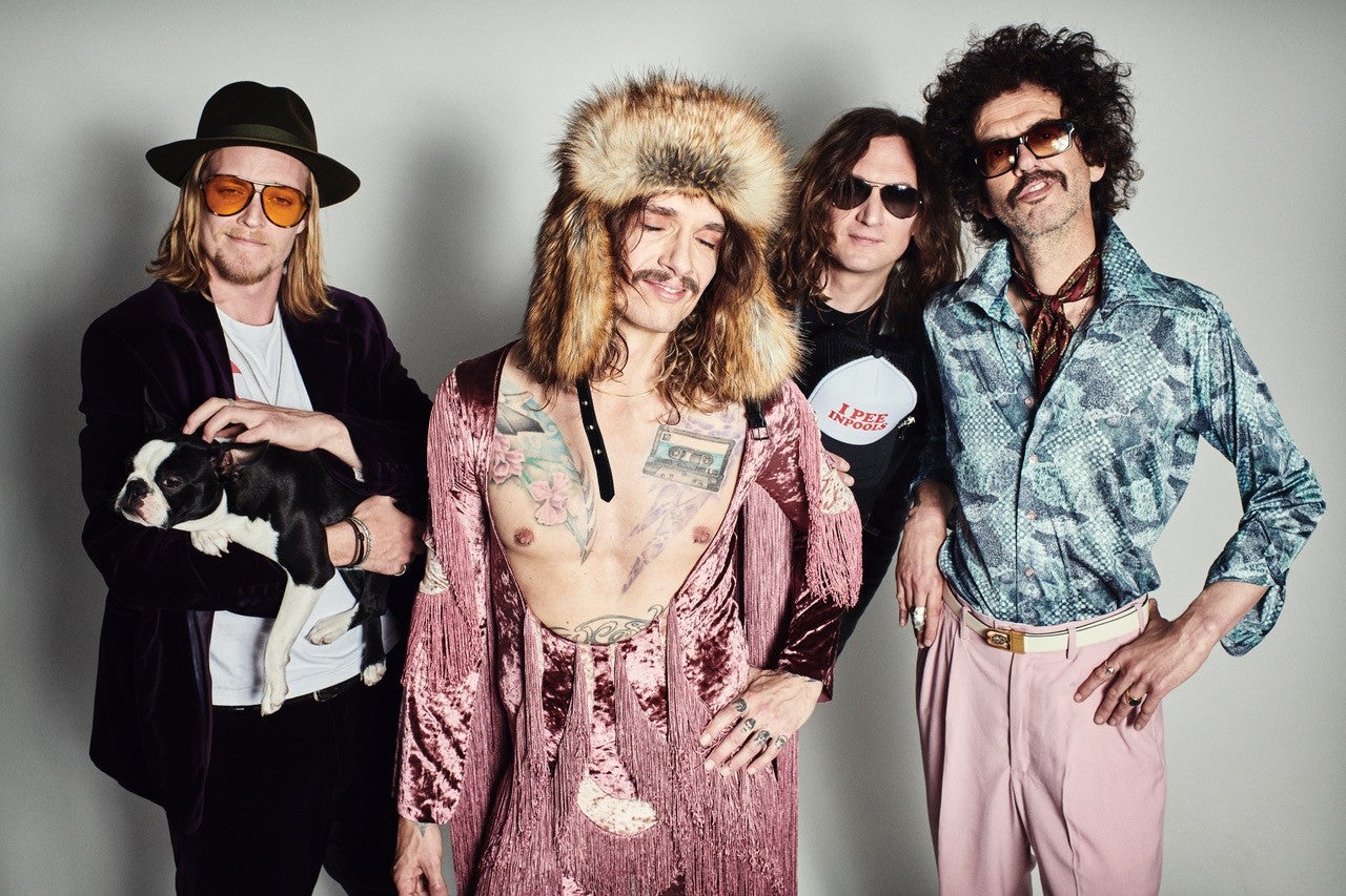 Justin Hawkins (furry hat): ‘My brother said “let’s do a Christmas song” and the label were like, “OK!”'
