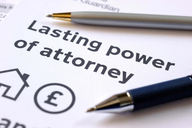 Lasting power of attorney documents are going to become “ever more important” to ensuring that people can continue to live the lives they want, a Conservative MP has warned (Alamy/PA)
