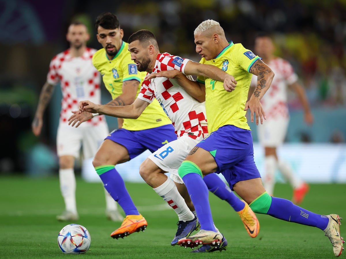 Croatia vs Brazil LIVE: World Cup 2022 score and updates from quarter-final as Neymar and Richarlison start