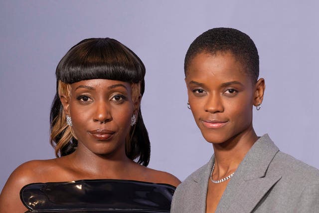 <p>Tamara Lawrance and Letitia Wright: ‘We had to make sure we weren’t doing a parody of their story’</p>