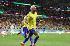 Neymar equals Pele’s goalscoring record for Brazil with World Cup strike against Croatia