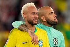 Neymar ties Pelé's record but loses again at World Cup