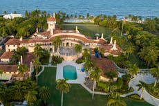 Trump lawyers in court for sealed hearing in Mar-a-Lago case