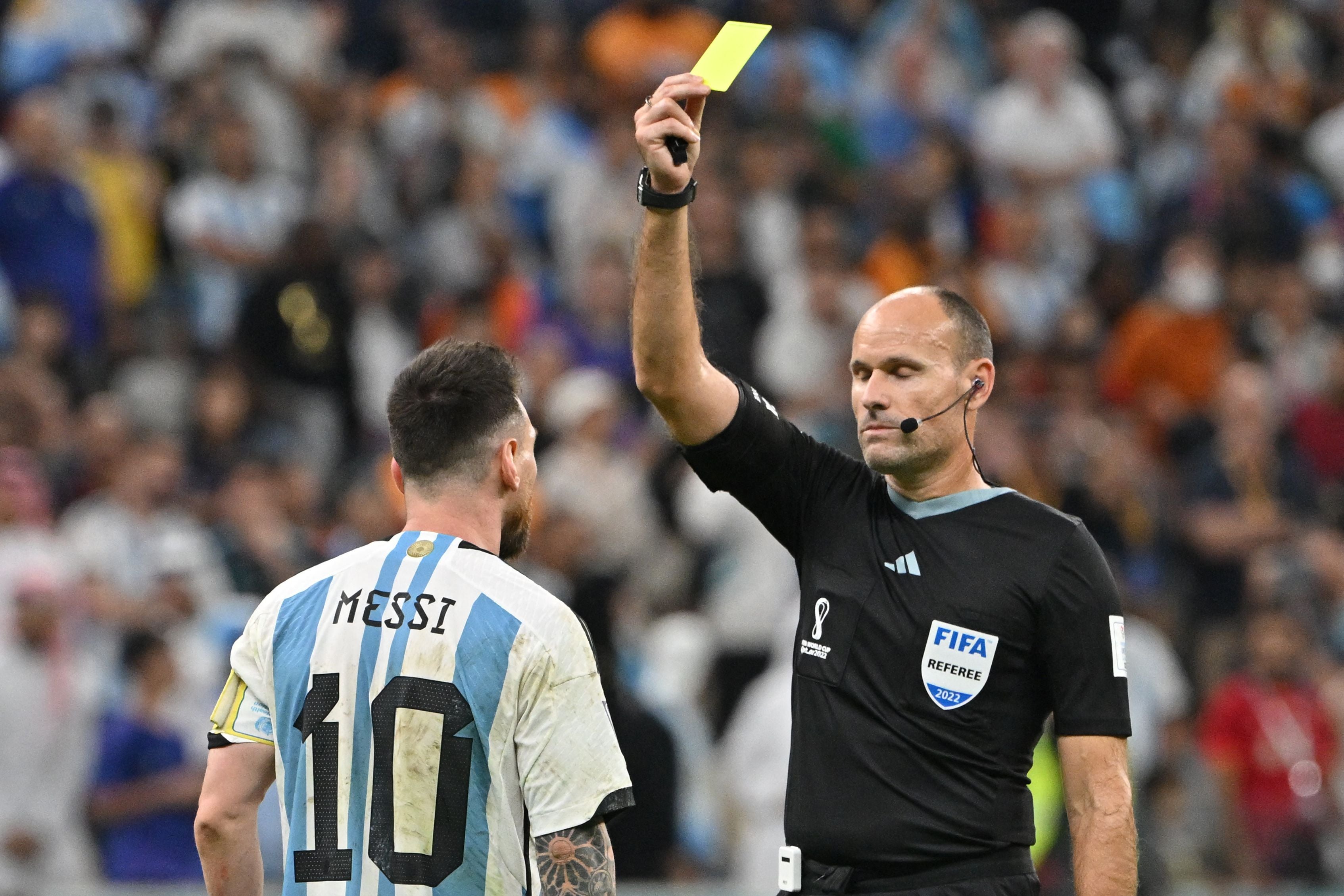 Lionel Messi urges Fifa to drop Netherlands vs Argentina referee Antonio Mateu Lahoz