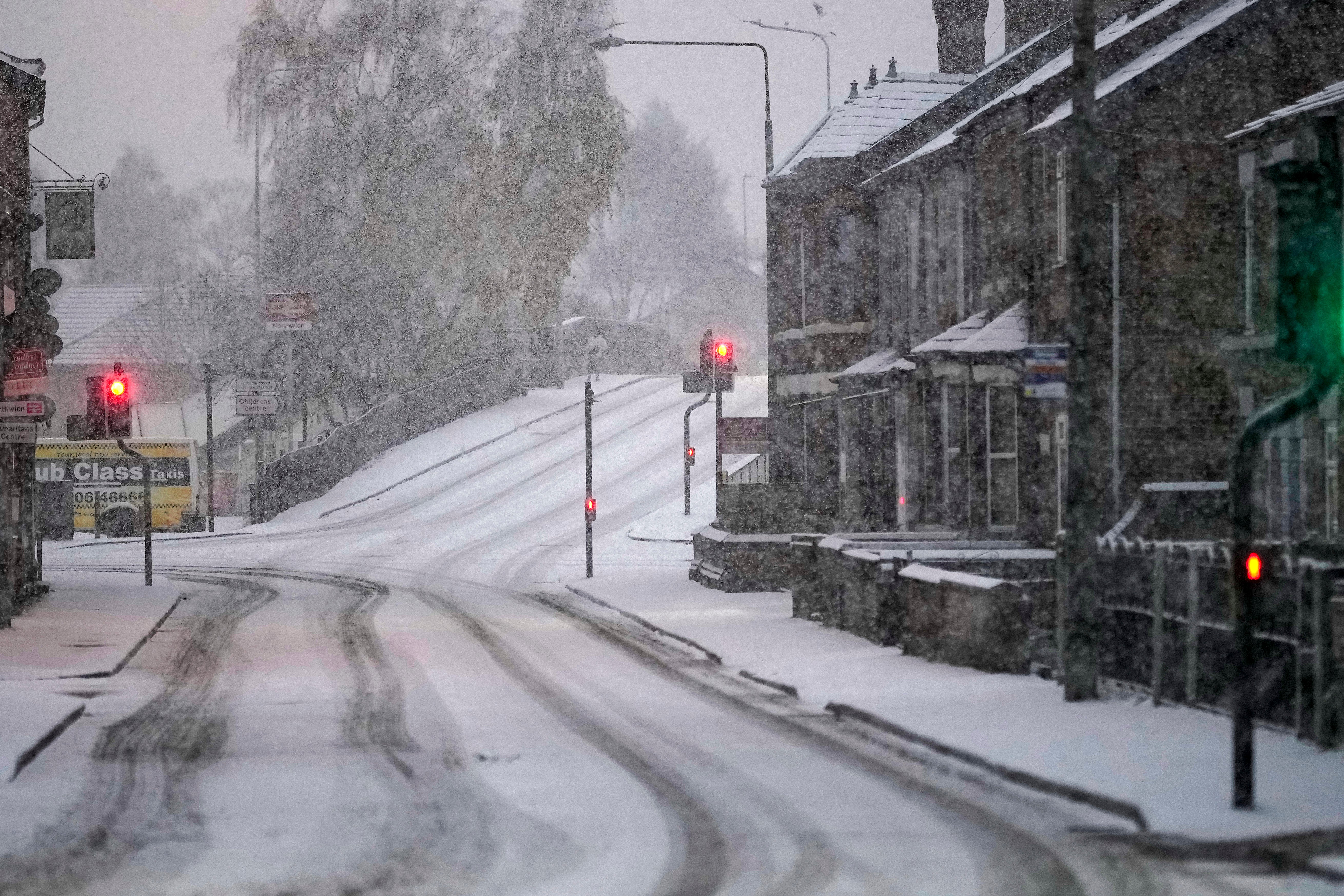 The UK has been hit by a cold snap with snow hitting parts of the country