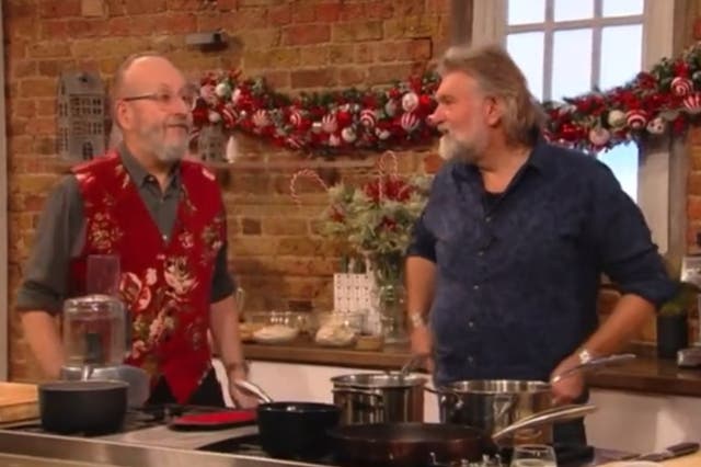 <p>Hairy Bikers Dave Myers and Si King appear on Saturday Kitchen on 10 December 2022</p>