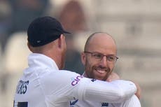 ‘I can’t really believe it’: Jack Leach delighted to reach England Test milestone