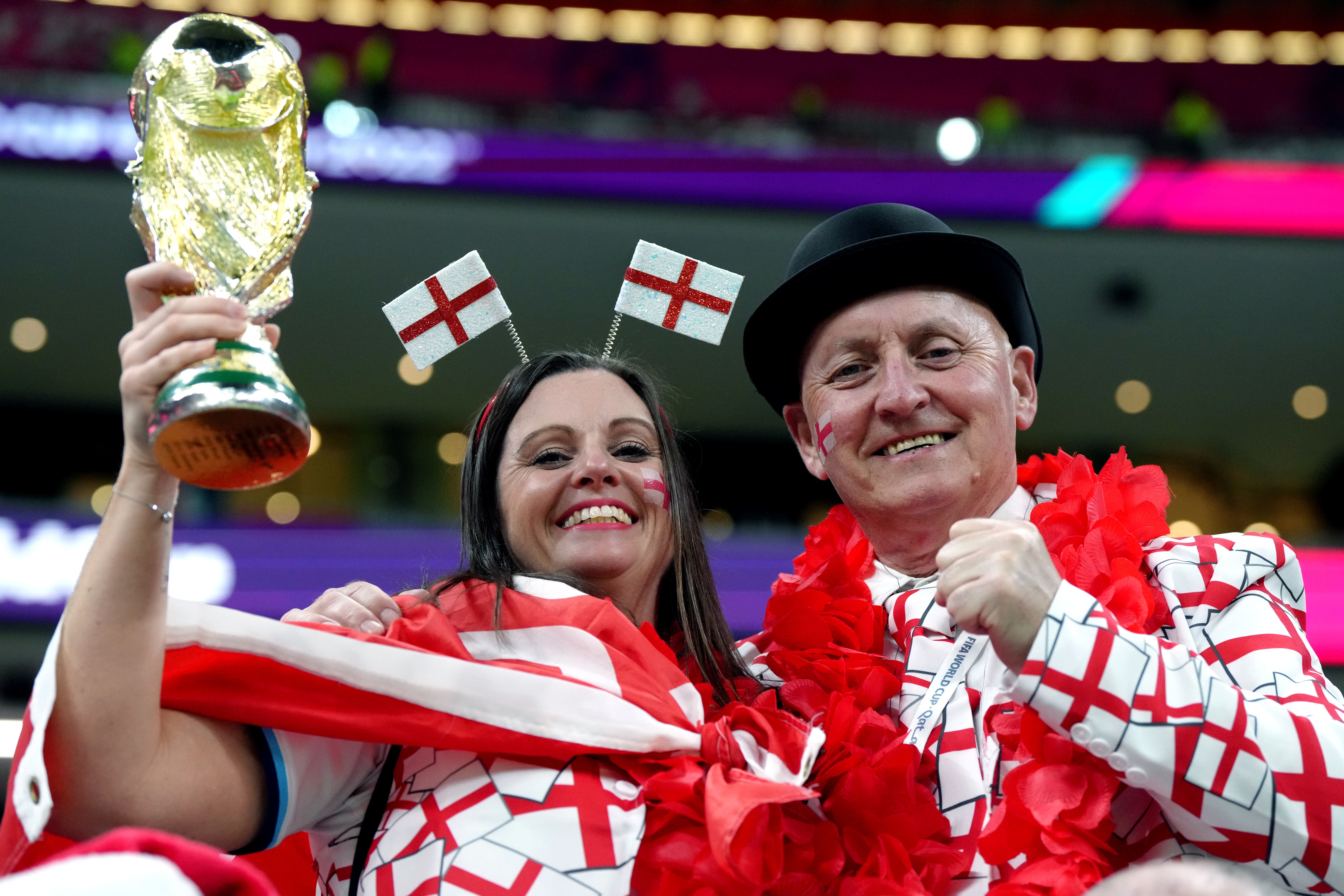 England fans (PA)