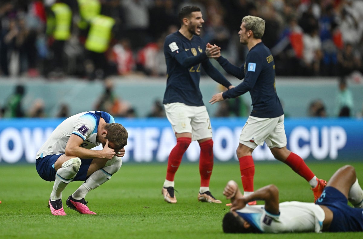 England out of World Cup after defeat to France in quarter-final