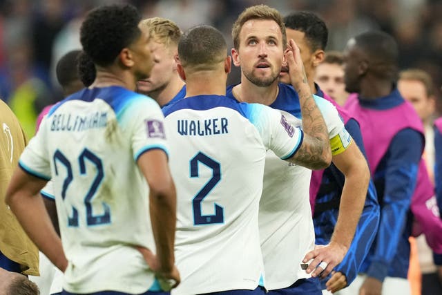 Harry Kane missed a penalty as England suffered an agonising World Cup quarter-final defeat to France (Martin Rickett/PA)